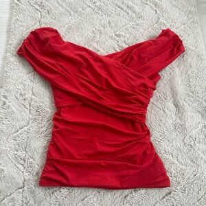 Off the shoulder top.